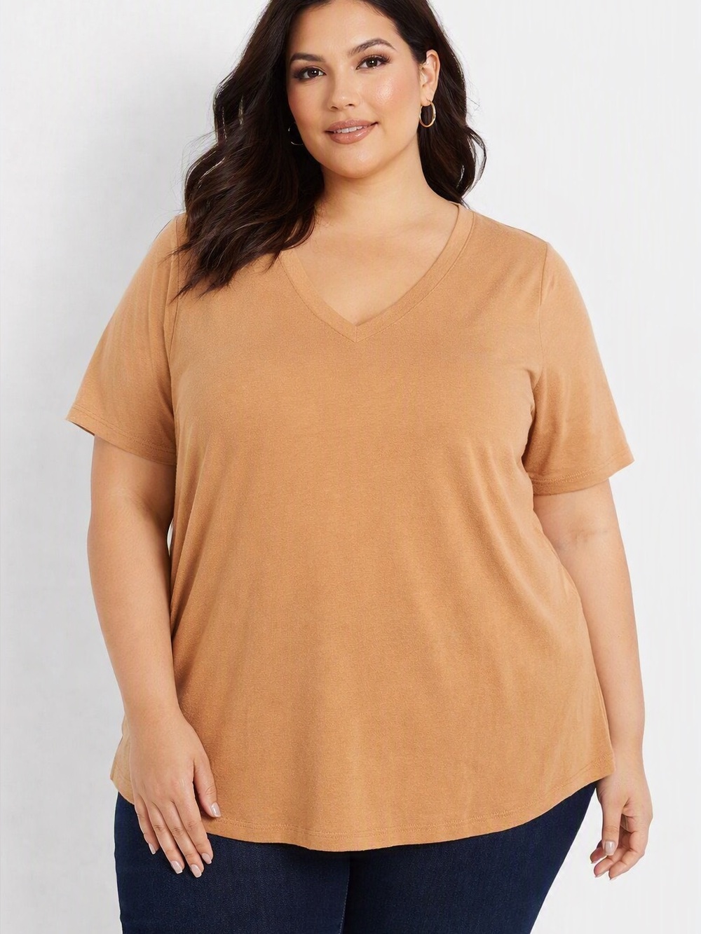 5/$25 Tahari V-Neck T-Shirt Size 3X